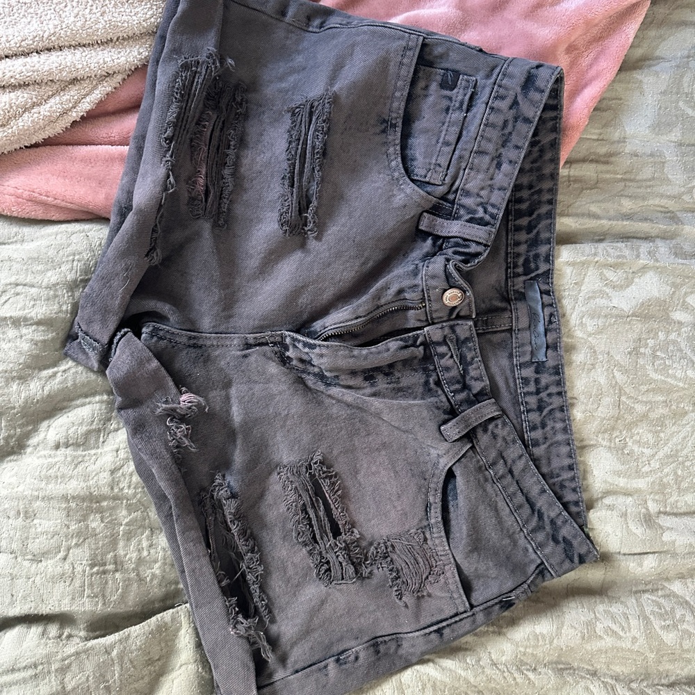 Ken Can Distressed Jean Shorts
